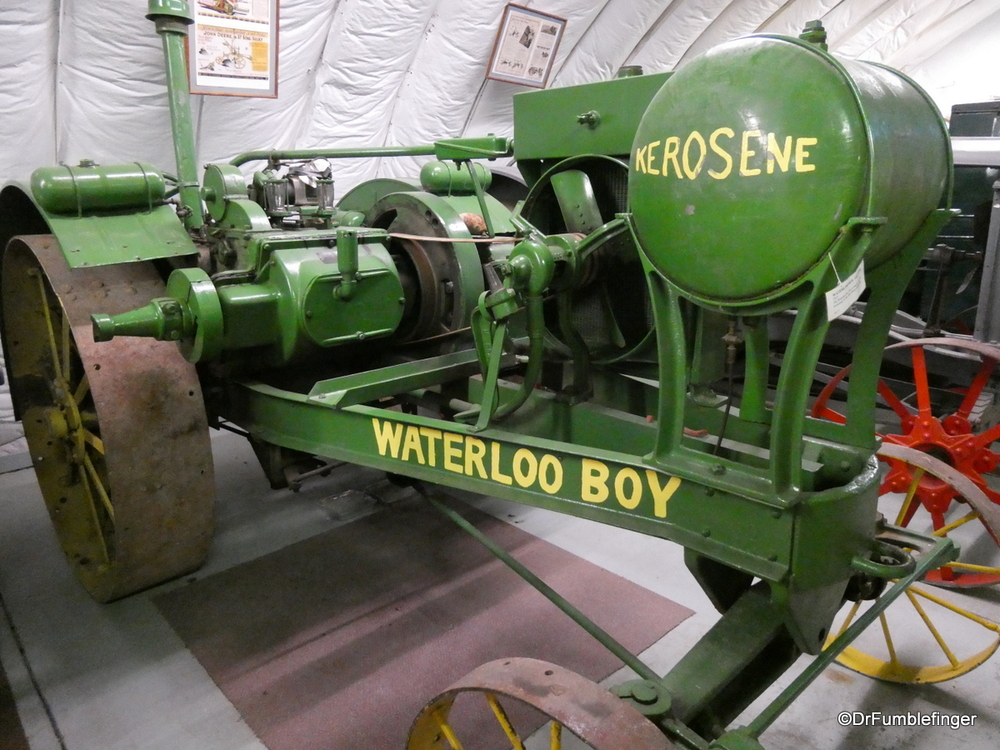 Antique Waterloo Boy tractor, precursor to John Deere
