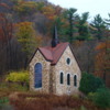 Small hillside chapel in LaCrosse, Wisconsin