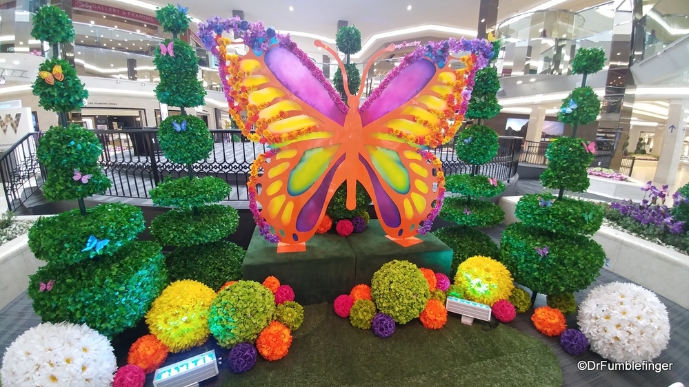 Easter decorations, West Edmonton Mall
