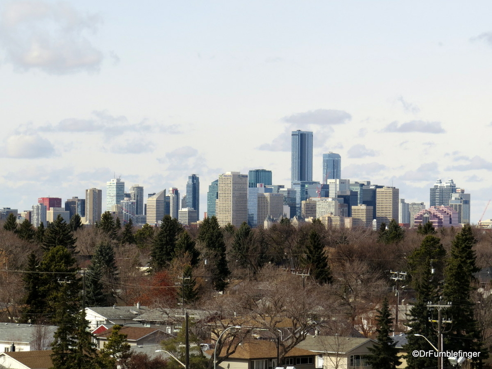 Edmonton's Skyline, viewed from the southeast