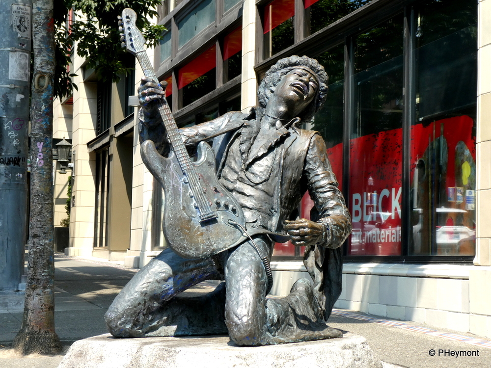 Jimi in the Street, Seattle