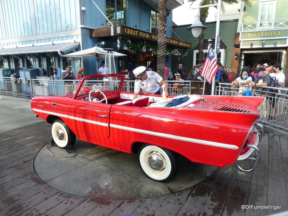 The incomparable Amphicar still delights visitors at Disney Springs