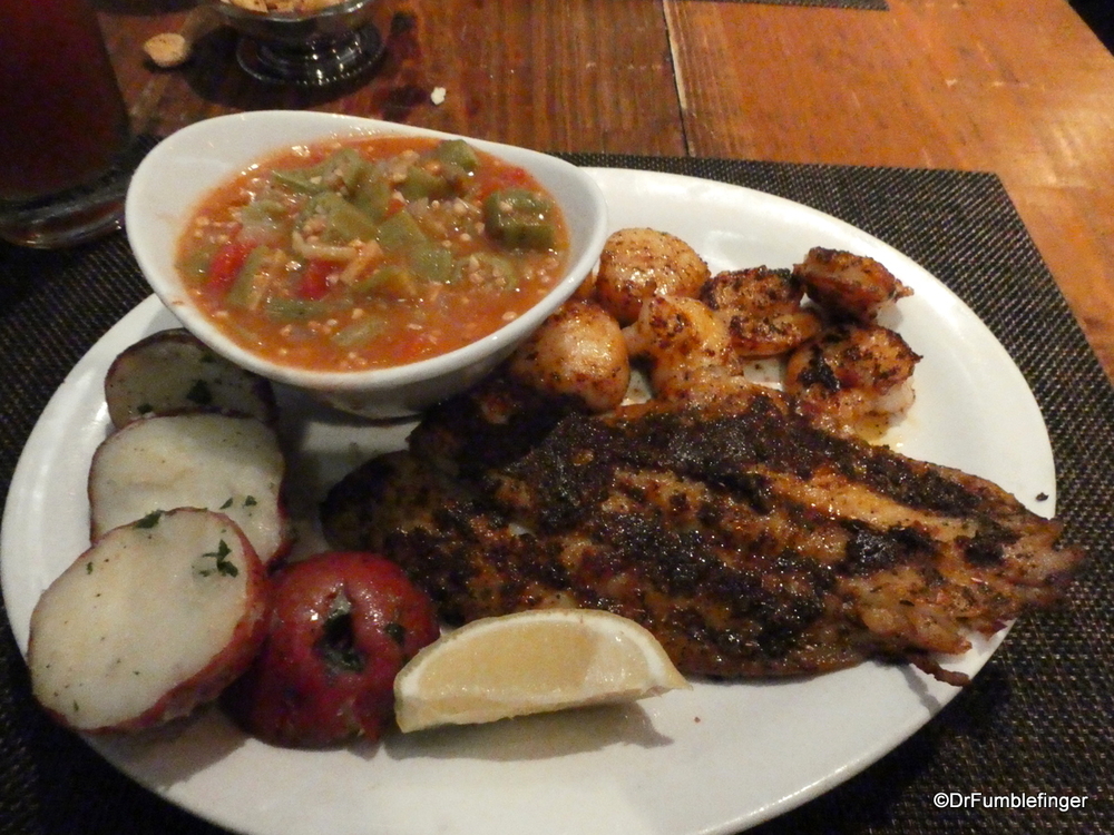 Excellent grilled seafood platter, Orlando