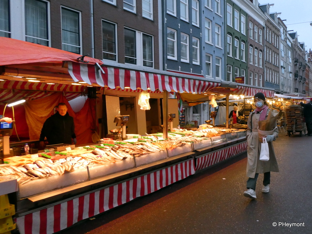 Dusk at Albert Cuyp Market, Amsterdam
