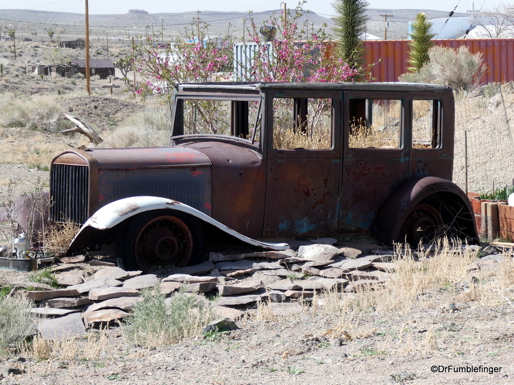 Old car relic, Tonopah, Nevada