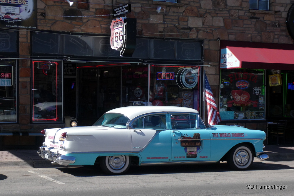 Beautiful old car in Williams, Arizona