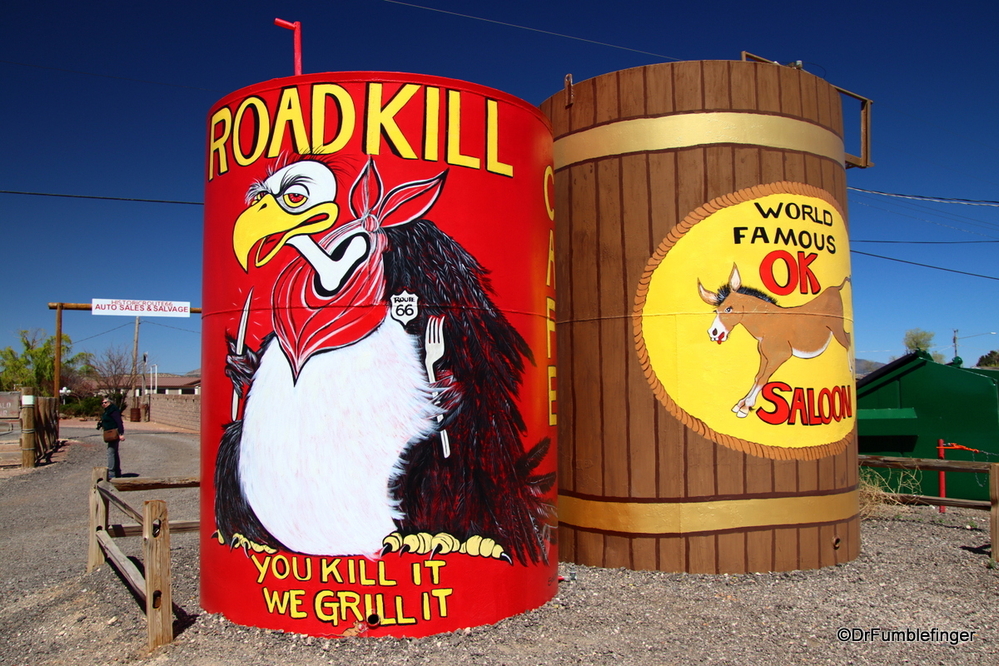 The Roadkill Cafe in Seligman, Arizona