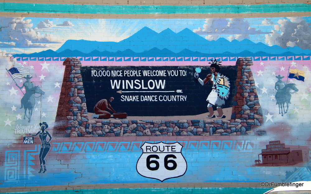 Nice street art mural in Winslow, Arizona