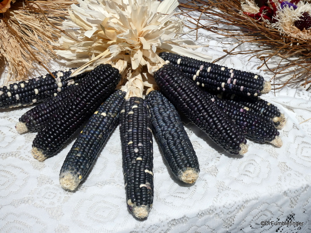 Blue corn, Saturday Farmers' Market, Santa Fe