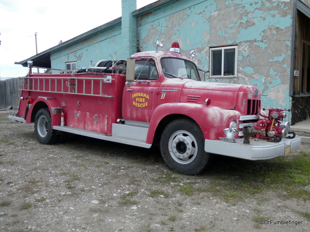 Great old firetruck, Lima, Montana
