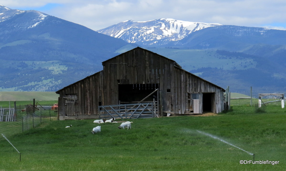 Nice old barn, near Deer Lodge, Montana