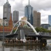 Crossing Melbourne's Yarra River