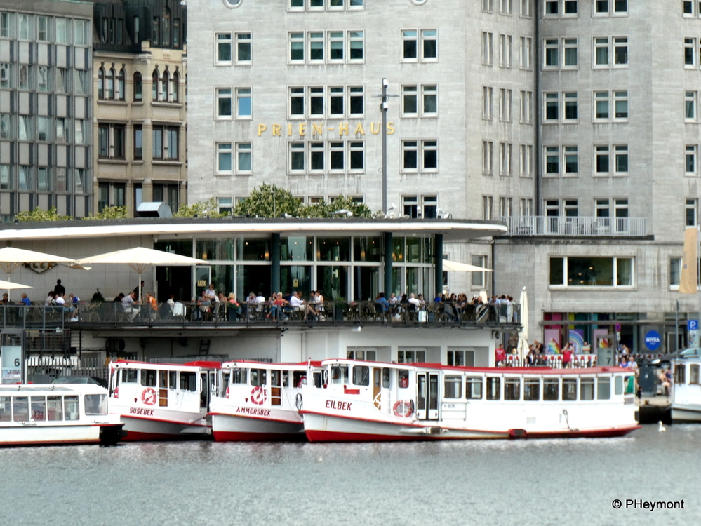 Excursion Boats on the Inner Alster