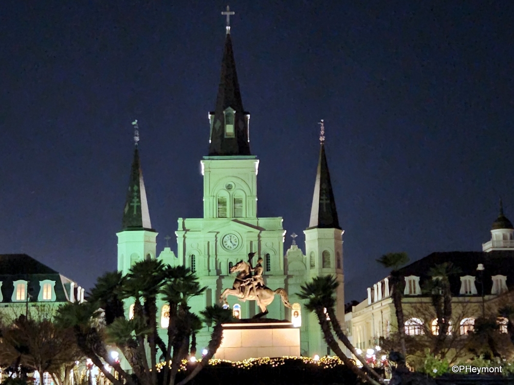 Jackson Square at Night, New Orleans