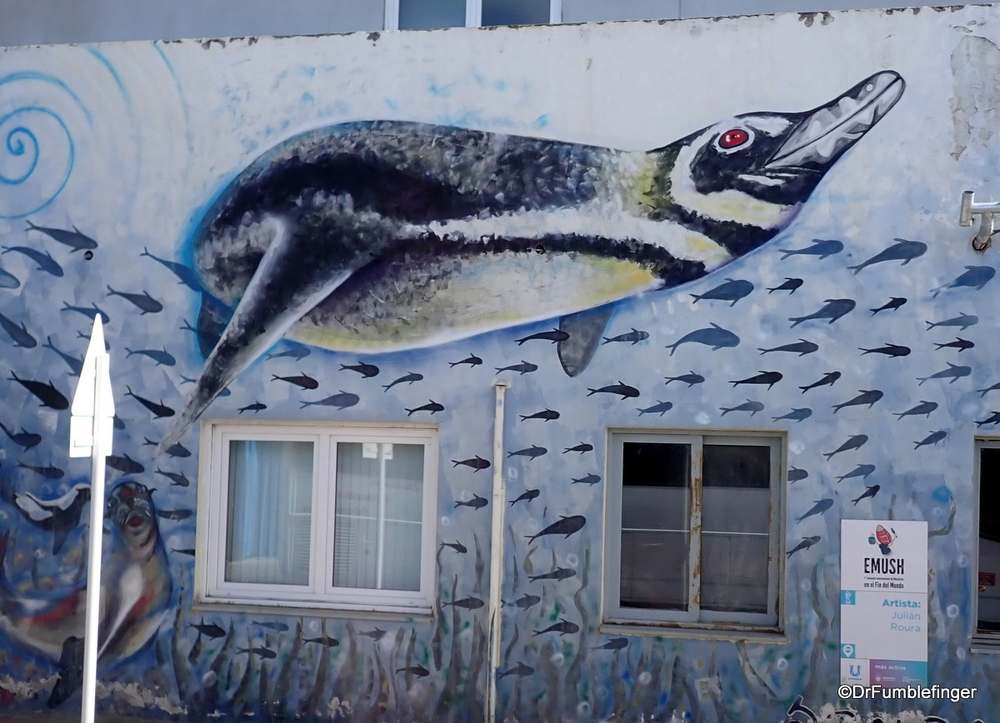 Street art in  Ushuaia, Argentina