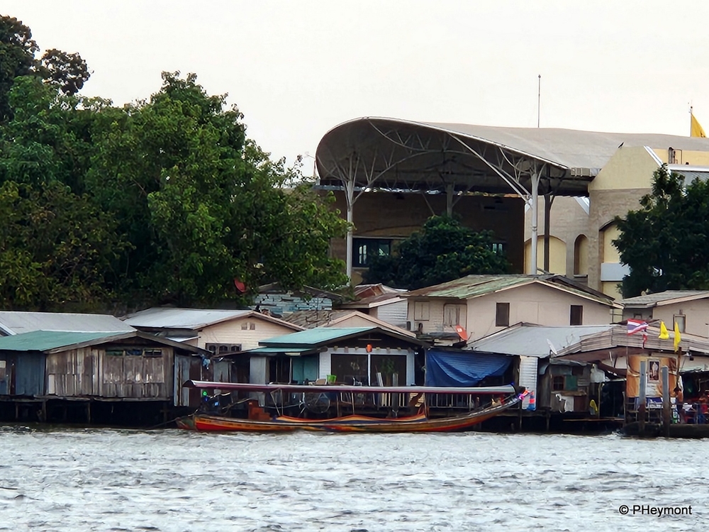 Homes and Shops along the River, Bangkok