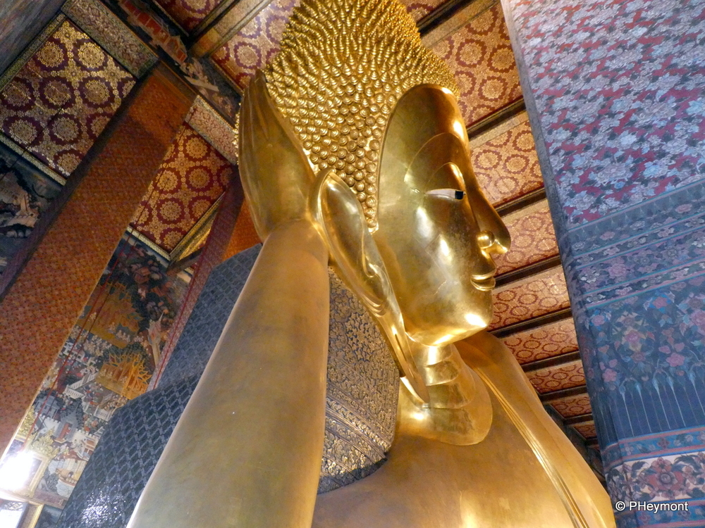 Head of Reclining Buddha, Wat Pho, Bangkok