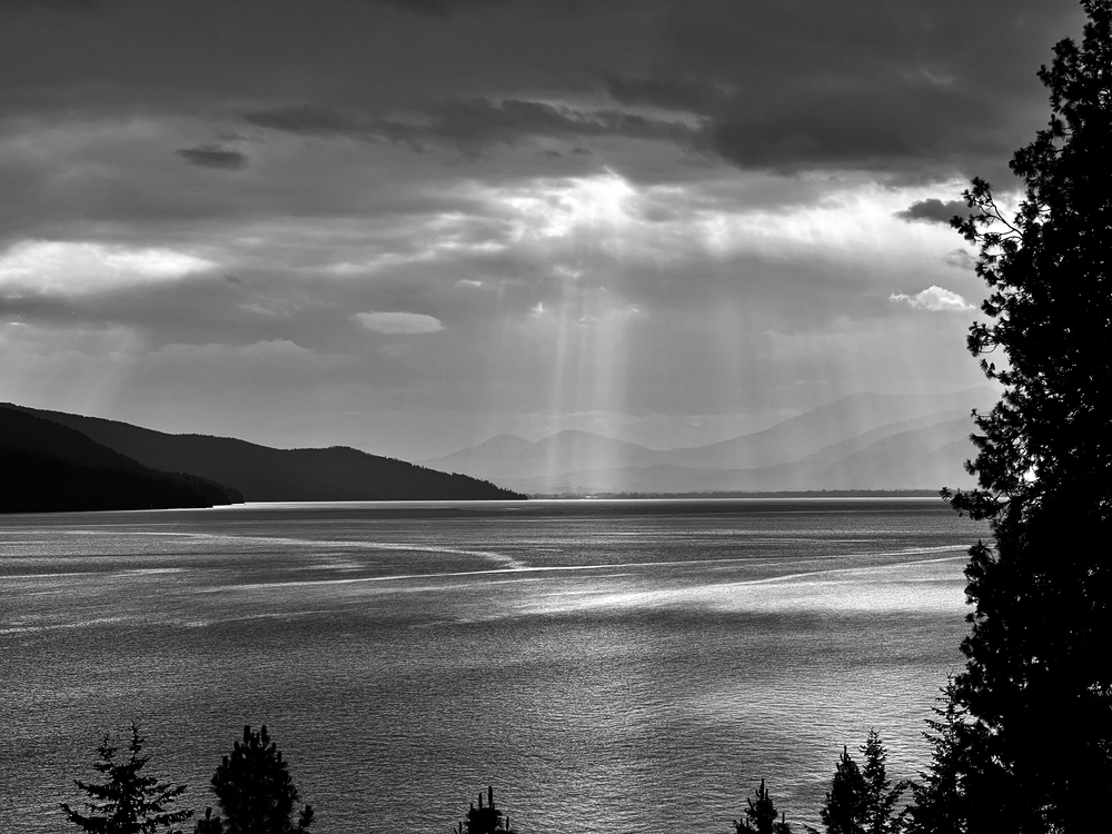 Had to stop for this: Lake Pend Oreille, Idaho