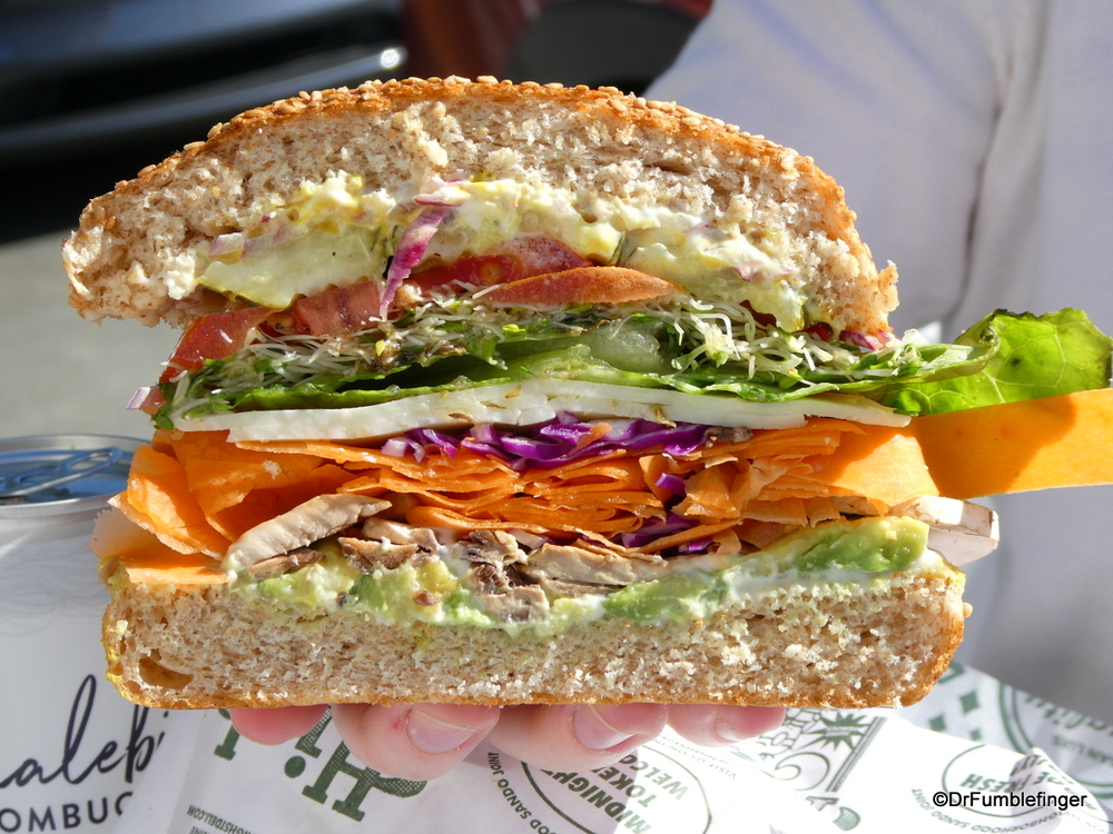 Fabulous Vegetarian Sandwich, High Street Market and Deli, San Luis Obispo