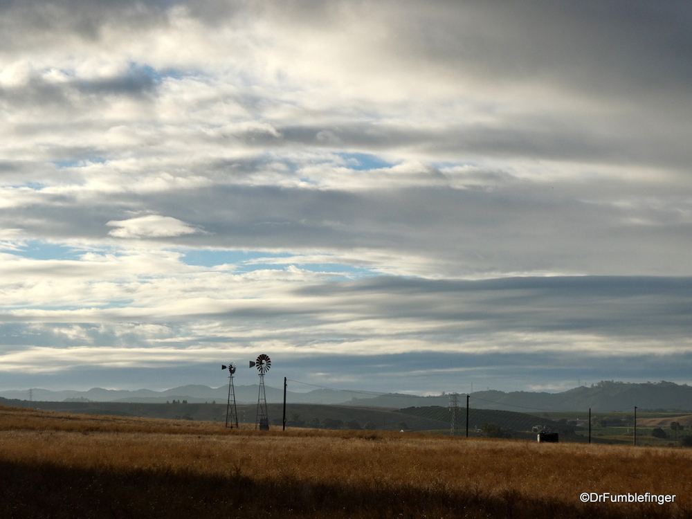 Old Windmills, sunrise, San Luis Obispo, California