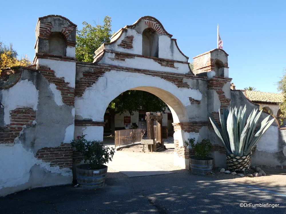 Entrance to Mission San Miguel, California