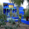 Yves St. Laurent's home at Jardin Marjorelle, Marrakech