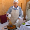 Taking a cooking class in Marrakech.