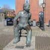 Dylan Thomas Statue, Swansea, Wales
